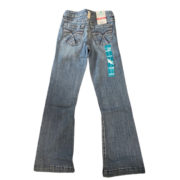 ARIAT Womens Girls R.e.a.l Allessandra Wide Jean Antarctica - Picture 7 of 8